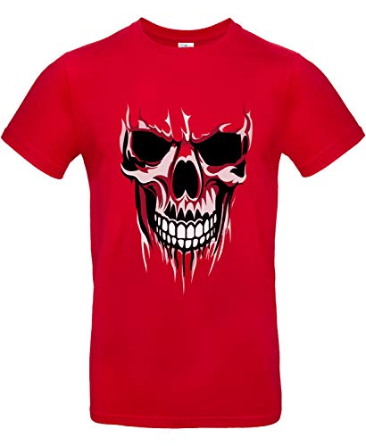Smilo & Bron Herren T-Shirt mit Motiv Assassin Bedruckt Rot Red S von Generisch