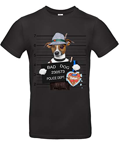 Smilo & Bron Herren T-Shirt mit Motiv Oktoberfest Bedruckt Schwarz Black 4XL von Generisch