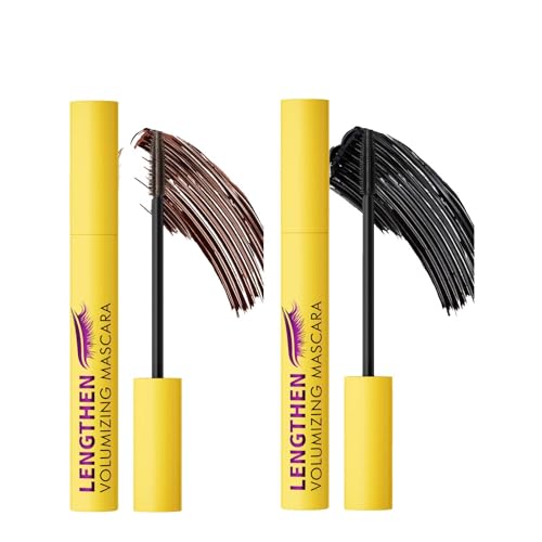 Smudge Proof,Clump-Proof, Waterproof Formula Creates Thick,Well-Defined Lashes and Enhances The Natural Look,Wimpern Mascara, Verlängernde Wimpernverlängerung,Can be Layered to Boost Curl (Mix) von Generisch