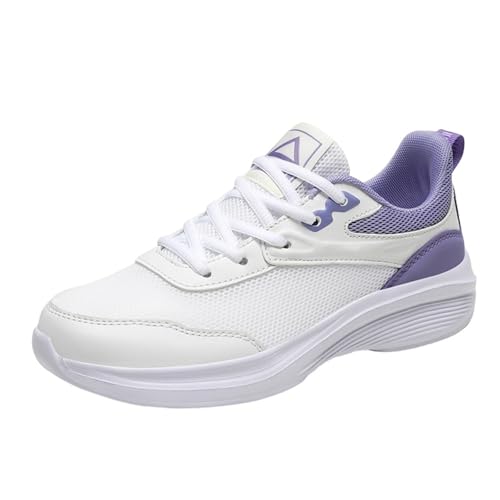 Sneaker Damen Atmungsaktiv Laufschuhe Running Shoes Slip On Turnschuhe Leicht Sportschuhe Bequeme Fitnessschuhe Straßenlaufschuhe Freizeitschuhe Joggingschuhe Mit Schnürung Trainingsschuhe von Generisch