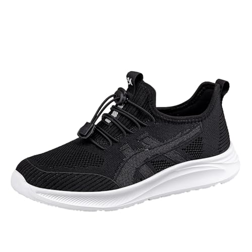 Sneaker Damen Bequem Orthopädische Sportschuhe Leicht Shock Arch Support Laufschuhe Atmungsaktiv Mesh Freizeitschuhe Freizeit Memory Schaum Turnschuhe Weite Füße Weichen Sohlen Schuhe von Generisch
