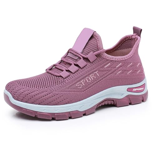 Sneaker Damen Freizeitschuhe Sportschuhe Laufschuhe Damen Joggingschuhe Turnschuhe Barfuss Schuhe Walkingschuhe Wanderschuhe Trekkingschuhe Fitness Schuhe Atmungsaktiv Sommerschuhe Bequeme Leichte von Generisch