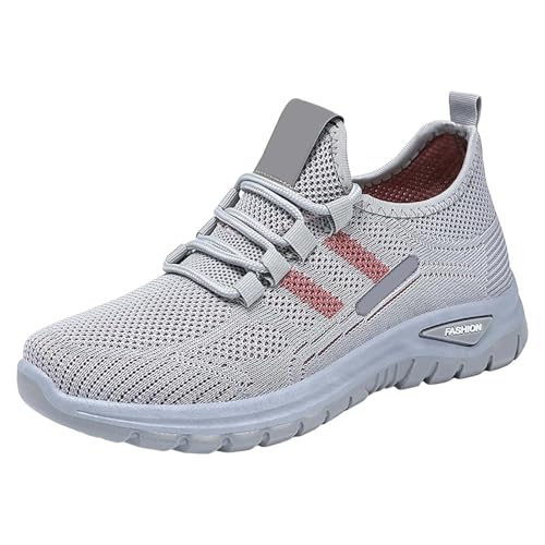 Sneaker Damen Laufschuhe Turnschuhe Sportschuhe Hallenschuhe Leichte Schuhe Walkingschuhe Joggingschuhe Freizeitschuhe Straßenlaufschuhe Sommerschuhe,Sneaker Damen Rot,Halloween/Weihnachten/Geschenk von Generisch