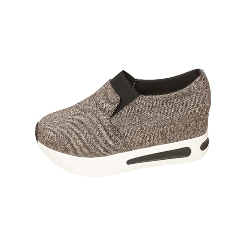 Sneaker Damen Plateau Sportschuhe Breite Füße Einzelneschuhe Slip-On-Sicherheits Freizeitschuhe Große Größe Laufschuhe Leicht Bequem Walkingschuhe Athleisure Joggingschuhe Workout Trainerschuhe Sneaker Damen Plateau Sportschuhe Breite Füße Einzelneschuhe Slip-On-Sicherheits Freizeitschuhe Große Größe Laufschuhe Leicht Bequem Walkingschuhe Athleisure Joggingschuhe Workout Trainerschuhe von Generisch
