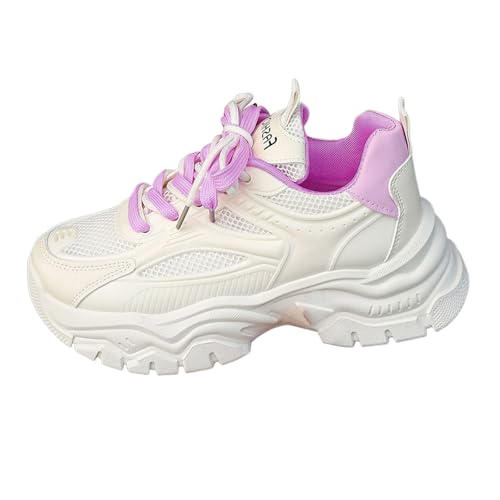 Sneaker Damen Retro Style Herbst Winter Arch Support Cowboystiefel Freizeit Elegant Atmungsaktive Vermascht Freizeitschuhe rutschfeste Freizeit Skate-Schuhe Walkingschuhe Leichte Sportschuhe von Generisch