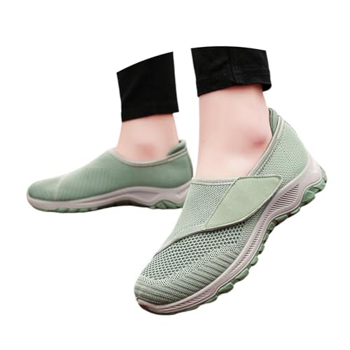 Sneaker Damen Retro Style Stiefel Vintage Zipper Knöchel Lederschuhe Mesh Atmungsaktive Schuhe Elegante Sneaker Freizeit Elegant Atmungsaktive Vermascht Freizeitschuhe Plateau Schnürsenkel Schuhe von Generisch