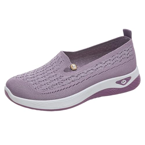 Sneaker Damen Slip On Turnschuhe - Sommer Leicht Walkingschuhe Joggingschuhe Atmungsaktive LäSsige Komfort Laufschuhe Breite Fuß OrthopäDische Trainer Bequeme Outdoor Sportschuhe Running Shoes Sneaker Damen Slip On Turnschuhe - Sommer Leicht Walkingschuhe Joggingschuhe Atmungsaktive LäSsige Komfort Laufschuhe Breite Fuß OrthopäDische Trainer Bequeme Outdoor Sportschuhe Running Shoes von Generisch
