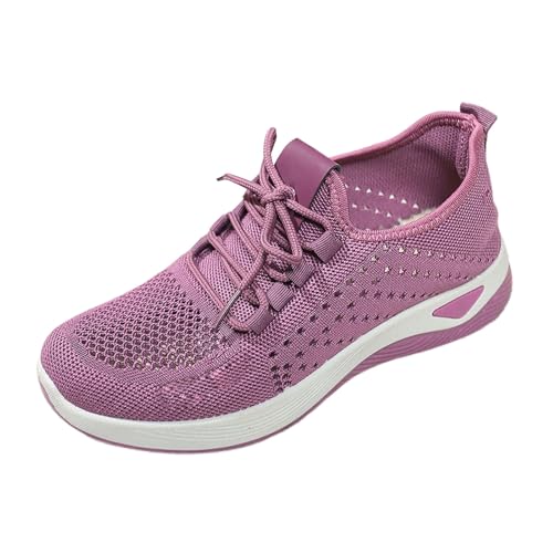 Sneaker Damen Ultra-Bequeme Sportschuhe Leichte Laufschuhe Slip On Turnschuhe Atmungsaktive Walkingschuhe Outdoor Fitnessschuhe Joggingschuhe Tennisschuhe Trekking- & Wanderschuhe Schnürhalbschuhe von Generisch
