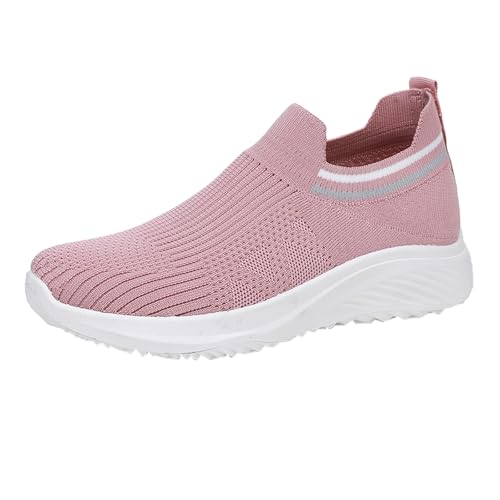 Sneaker Damen Weiss Laufschuhe Atmungsaktive Mesh Sportschuhe Slip-On-Sicherheits Sommerschuhe Leicht Bequem Trekkingschuhe Weichen Trainerschuhe Breite Füße Joggingschuhe Stilvoll Turnschuhe Sneaker Damen Weiss Laufschuhe Atmungsaktive Mesh Sportschuhe Slip-On-Sicherheits Sommerschuhe Leicht Bequem Trekkingschuhe Weichen Trainerschuhe Breite Füße Joggingschuhe Stilvoll Turnschuhe von Generisch