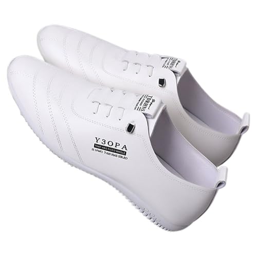 Sneaker Herren Flache Sohle Schnürer Walkingschuhe Weiche Sohle Halbschuhe Atmungsaktive Laufschuhe spitzer Zehenbereich Freizeitschuhe Elegant Damenschuhe Alltag Arbeitsschuhe von Generisch
