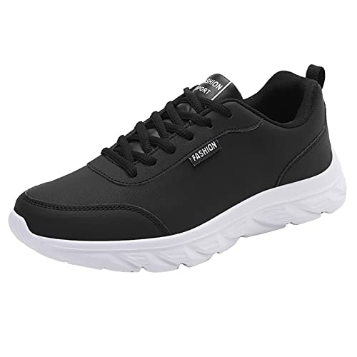 Sneaker Herren Schwarz 40-45 Leder Laufschuhe Weich Sportschuhe Leicht Outdoorschuhe rutschfest Wanderschuhe Outdoorschuhe Luftdurchlässig Walkingschuhe Trend Joggingschuhe Modische Freizeitschuhe Sneaker Herren Schwarz 40-45 Leder Laufschuhe Weich Sportschuhe Leicht Outdoorschuhe rutschfest Wanderschuhe Outdoorschuhe Luftdurchlässig Walkingschuhe Trend Joggingschuhe Modische Freizeitschuhe von Generisch