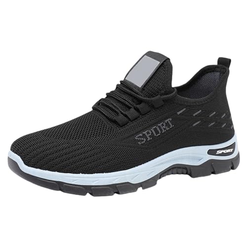 Sneaker Herren Schwarz 44, Elevate Shoes Herren Orthopädische Wearbreeze Turnschuhe Freizeit Leicht Golfschuhe Stretch Mesh Basketball Schnell Trocknend Laufschuhe Einfarbig Sportschuhe Outdoor Sneaker Herren Schwarz 44, Elevate Shoes Herren Orthopädische Wearbreeze Turnschuhe Freizeit Leicht Golfschuhe Stretch Mesh Basketball Schnell Trocknend Laufschuhe Einfarbig Sportschuhe Outdoor von Generisch