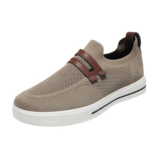 Sneaker Herren Slip-On Laufschuhe Atmungsaktiv Sportschuhe Casual Skateboardschuhe Weich Walkingschuhe Leicht Schlupfschuhe Mesh Fitnessschuhe Modische Freizeitschuhe Trend Turnschuhe Sneaker Herren Slip-On Laufschuhe Atmungsaktiv Sportschuhe Casual Skateboardschuhe Weich Walkingschuhe Leicht Schlupfschuhe Mesh Fitnessschuhe Modische Freizeitschuhe Trend Turnschuhe von Generisch