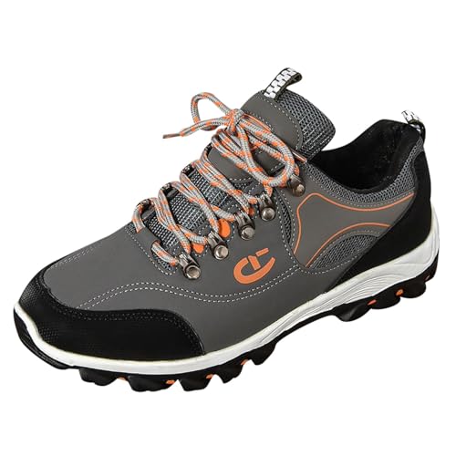 Sneaker Herren Sportschuhe Atmungsaktive Mode Für Studenten Jugendliche Freizeitschuhe Sommerschuhe Leichtgewichts (Grey, 49) von Generisch