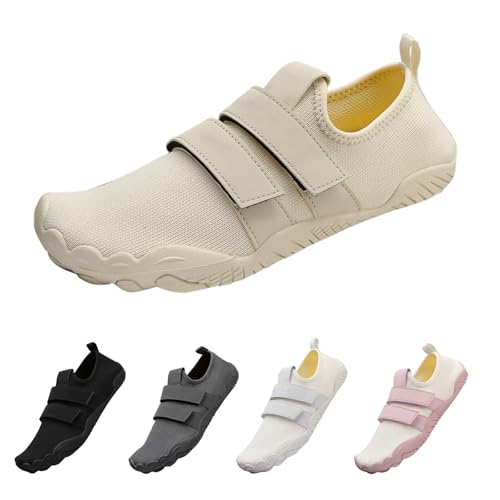 Sneaker Herren Weiß,Einfarbige rutschfeste Flach,Herren Und Frauen Indoor Fitness Schuhe,Springschuhe Fitness Training,Yoga Sportschuhe,Laufschuhe Atmungsaktiv von Generisch