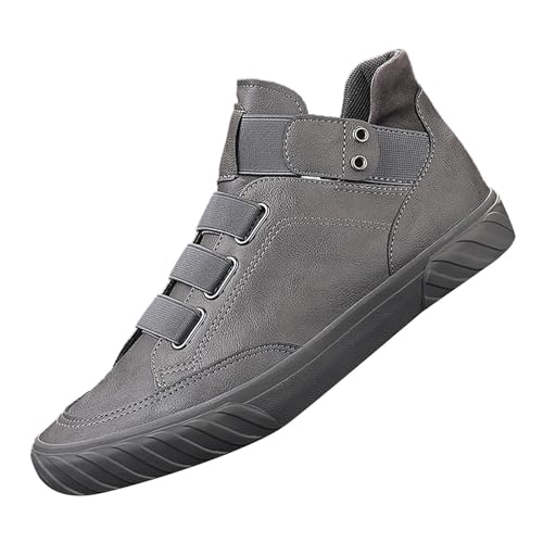 Sneaker Herren mit flacher Sohle Wasserdicht Board-Schuhwerk Slipper Slip on Schlupfschuhe Minimalistische Sportschuhe Leicht Trekkingschuhe Bequeme Freizeitschuhe Unisex Modische Walkingschuhe von Generisch