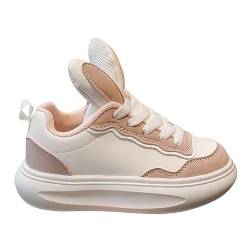 Sneaker Kinder Hallenschuhe Mädchen Jungen Hase Halbschuhe Schnürschuhe Atmungsaktiv Turnschuhe Sportschuhe Hallenturnschuhe Rutschfeste Freizeitschuhe Walkingschuhe Cute Kinderschuhe Laufschuhe von Generisch