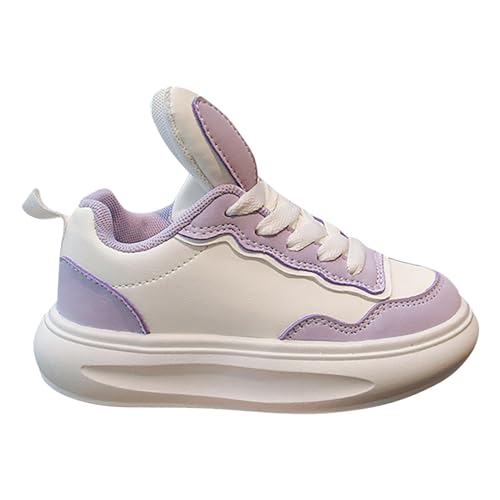 Sneaker Kinder Hallenschuhe Mädchen Jungen Hase Halbschuhe Schnürschuhe Atmungsaktiv Turnschuhe Sportschuhe Hallenturnschuhe Rutschfeste Freizeitschuhe Walkingschuhe Cute Kinderschuhe Laufschuhe von Generisch