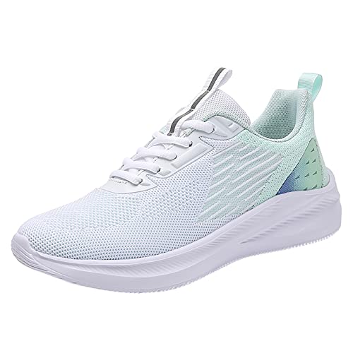 Sneaker Slip on Damen Bequem Hallux Valgus Laufschuhe Leicht Shock Arch Support Freizeitschuhe Atmungsaktiv Vermascht Walkingschuhe Freizeit Breite Fuße Plantarfasziitis Weichen Sohlen Schuhe von Generisch