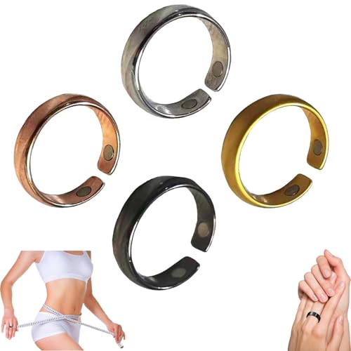 Sömni Ring Damen Wechseljahre, Magnetischer Akupressurring zur Linderung von, Magnetringe Damen, Magnetring für Männer und Frauen Entspannung, Schlafhilfe Müdigkeitsreduktion, sömni ring von Generisch
