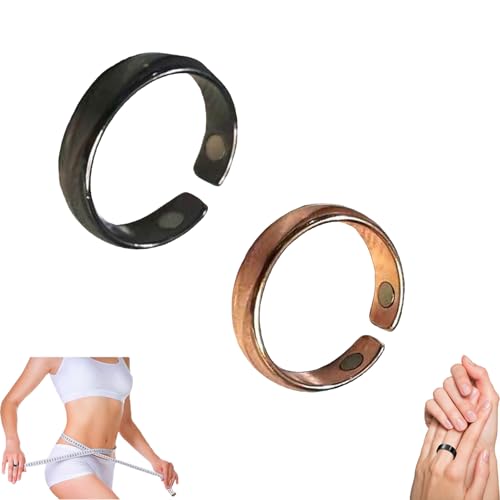 Sömni Ring Damen Wechseljahre, Magnetischer Akupressurring zur Linderung von, Magnetringe Damen, Magnetring für Männer und Frauen Entspannung, Schlafhilfe Müdigkeitsreduktion, sömni ring von Generisch