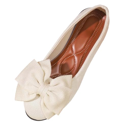 Soffeschuhe Damen Breite Füße Turnschuhe Ohne Schnürsenkel Walkingschuhe Fitness Schuhe Atmungsaktive Freizeitschuhe Sneakers Sport Tanzschuhe Brautschuhe Hochzeitsschuhe von Generisch