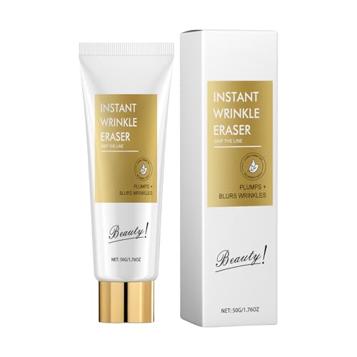 Sofortige Faltencreme, Faltenradierer Gesichtscreme, straffende Peptide Lotion Seren, tiefe Hydratation ohne das fettige Gefühl, straffende und Liftingkraft, 50 g für Frauen von Generisch