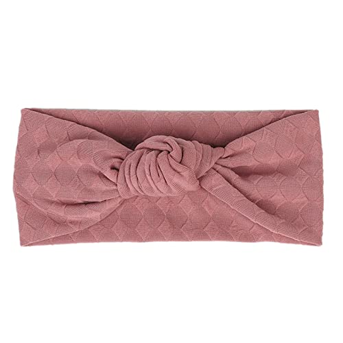 Solide Kleinkind Baby Kopfbedeckung Mädchen Jungen Zubehör Stirnband Babypflege Haarband Kinder Mädchen (B, One Size) von Generisch