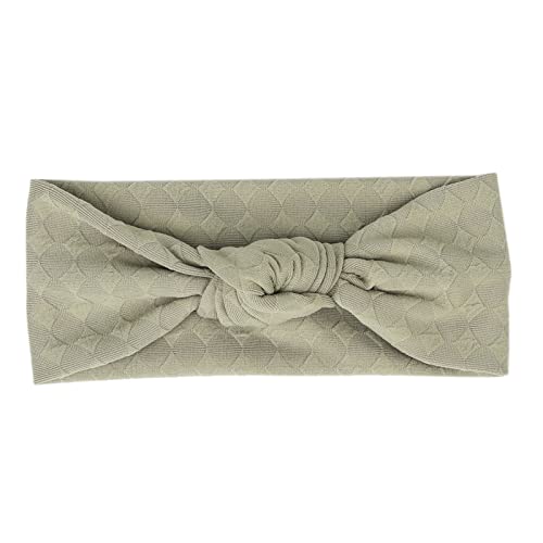 Solide Kleinkind Baby Kopfbedeckung Mädchen Jungen Zubehör Stirnband Babypflege Haarband Kinder Mädchen (D, One Size) von Generisch