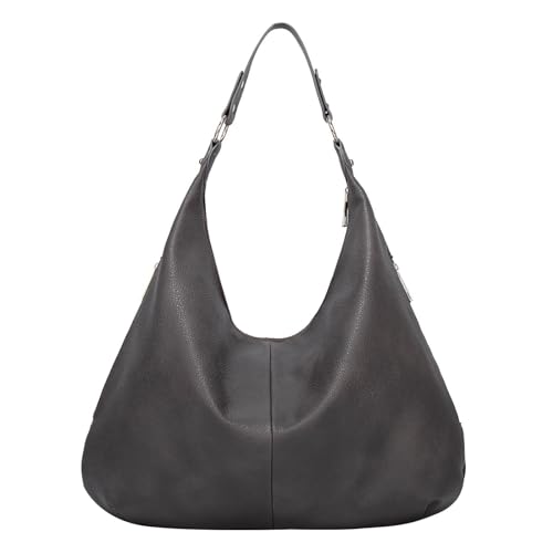Solide Quasten-Muttertasche, große Kapazität, eine Schultertasche, Einkaufstasche Damen Umhängetaschen Rot (Grey, One Size) von Generisch