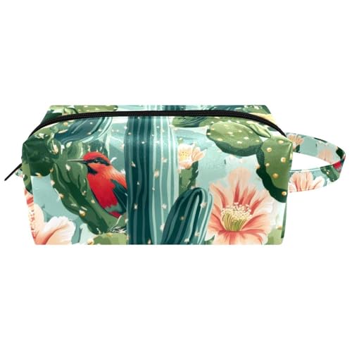 Sommer-Cartoon-Capybaras Make-up-Tasche zum Aufhängen, wasserabweisend, Leder, Kulturbeutel, Reisetasche mit Griff, tragbare Kosmetiktasche für Damen, Herren, Mädchen, Mehrfarbig 04, 8.2x3.1x3.5 von Generisch