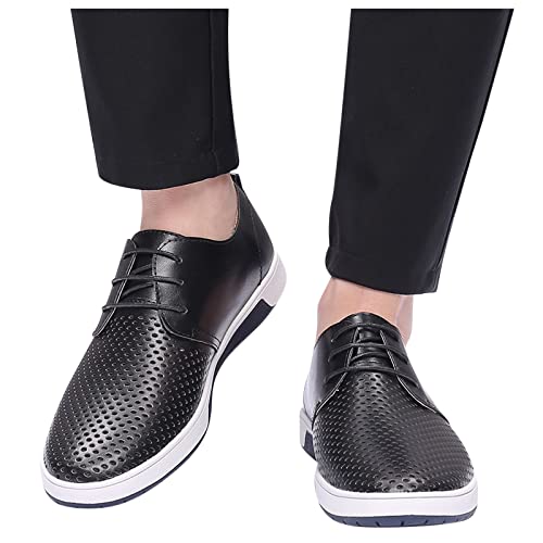 Sommer Herren Atmungsaktiv Bequem Business Freizeit Hohl Solide Lederschuhe Leder Kleid Schuhe Männer Klassisch, Schwarz , 43.5 EU Sommer Herren Atmungsaktiv Bequem Business Freizeit Hohl Solide Lederschuhe Leder Kleid Schuhe Männer Klassisch, Schwarz , 43.5 EU von Generisch
