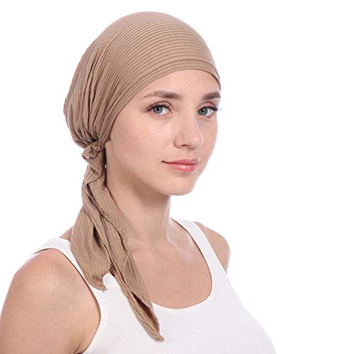 Sommer Kopfbedeckung Frauen Kopftuch für Frauen Kopfbedeckung Damen Chemo Kopfbedeckung Im Voraus Gebunden Set Plissiert Headwrap Schals Gap Mütze Sommer Kopfbedeckung Frauen Kopftuch für Frauen Kopfbedeckung Damen Chemo Kopfbedeckung Im Voraus Gebunden Set Plissiert Headwrap Schals Gap Mütze von Generisch