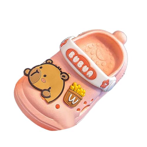 Sommer Schuhe Clogs Kinder - Hausschuhe Atmungsaktive Sommerschuhe Pool Sandalen Strand Pantoletten Leichte Gartenschlappen Mit Anhängern Gartenschuhe Weiche Latschen Gummischuhe von Generisch