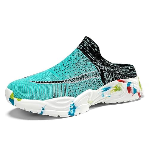 Sommer atmungsaktives Netz Paar Transparent Garn Leicht Weich Sprung Freizeit Komfort Faule Schuhe (schwarz3,40) von Generisch