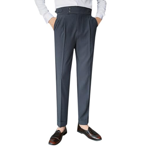 Sommerhose Herren, Elegante Basic Solide Trousers Stoffhose mit Klassischer Passform Stretch Slim Fit Leichte Flatfront Herren Hose Sommerhose Casual Bequeme Anzughose Chino Hose Sommerhose Herren, Elegante Basic Solide Trousers Stoffhose mit Klassischer Passform Stretch Slim Fit Leichte Flatfront Herren Hose Sommerhose Casual Bequeme Anzughose Chino Hose von Generisch
