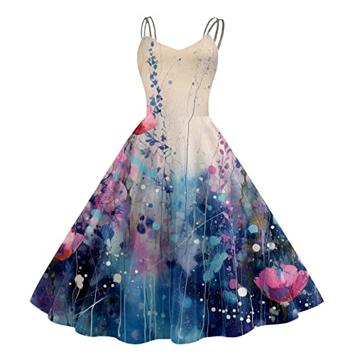Sommerkleid Damen Hochzeitsgast Kleid a Linie Festlich Outfit Grosse Grössen Blaues Curvy Kleider Elegant Sommer Für Hochzeit Als Gast Frühlingskleid Midi Baumwolle Große Größen Boho Sommerkleid Damen Hochzeitsgast Kleid a Linie Festlich Outfit Grosse Grössen Blaues Curvy Kleider Elegant Sommer Für Hochzeit Als Gast Frühlingskleid Midi Baumwolle Große Größen Boho von Generisch