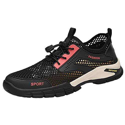 Sommerschuhe Damen Sneaker Herren Laufschuhe Running Shoes Men Walkingschuhe rutschfest Sportschuhe Turnschuhe Slip on Halbschuhe Schuhe Leichte Wasserdicht Sommer Bequeme for Women Frühling Outdoor von Generisch