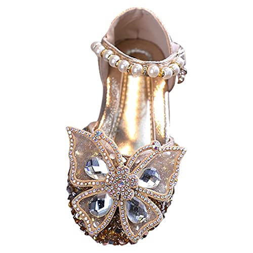 Sommerschuhe Mädchensandalen Weicher Sohle Bohemian Badeschuhe Peeptoes Weicher Sohle Badeschuhe Leicht Atmungsaktiv für den Innen- und Außenbereich Meer und Pool von Generisch