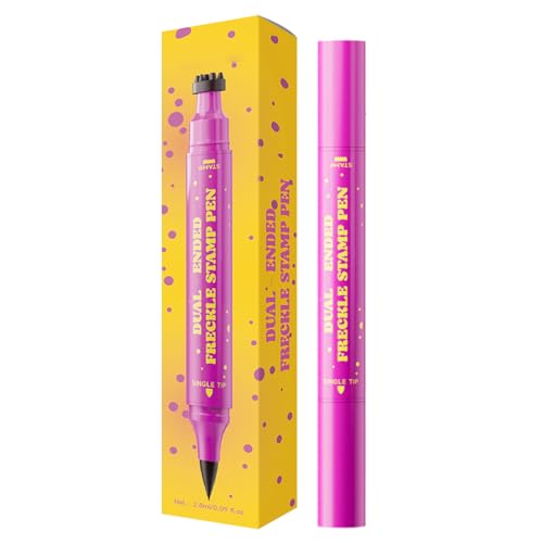 Sommersprossen Stift - Gesichts-Punktstift,Wasserdicht 2 In 1 Kunstliche Sommersprossen Stempel Eyeliner Langanhaltend Natürlicher Look Hautschonend Sommersprossen Stift - Gesichts-Punktstift,Wasserdicht 2 In 1 Kunstliche Sommersprossen Stempel Eyeliner Langanhaltend Natürlicher Look Hautschonend von Generisch