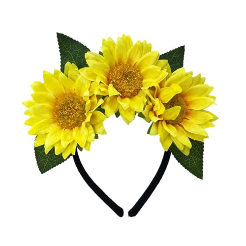 Sonnenblumen-Stirnband für Damen und Kinder, bequemes Haarband für Partys und Festivals von Generisch