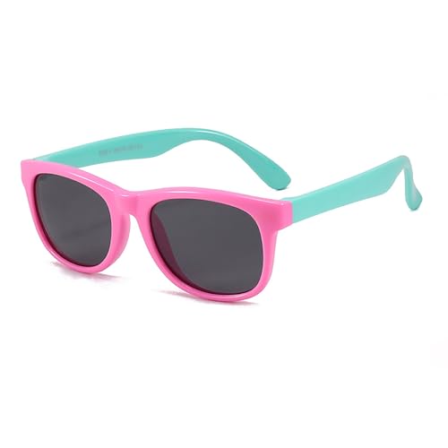 Sonnenbrille Kinder 3 Jahre Flexible Silikon Rahmen Polarisierte Navigator-Sonnenbrille Kleinkinder Uv-Schutz Kindersonnenbrille Für Jungen/mädchen Polarisierte Brillen Im Alter Von 2–10 Jahre von Generisch