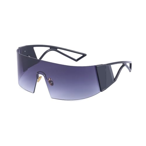 Sonnenbrille geeignet für Damen, Outdoor-Sport, Radfahren, Retro-Punk, UV400, C5, Einheitsgröße von Generisch