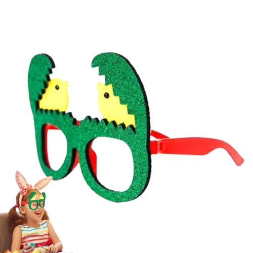 -Sonnenbrillen basteln, Party-Brillen - Hasenohren, Kükeneier, Partygeschenke - Niedliche accessoires, gläser für Familie, Freunde, Kollegen von Generisch