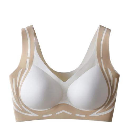 Sport BH Damen Ohne Bügel Push Up Comfy Große Brüste Seamless Größen Starker Halt Für Yoga Jogger Laufen Bustier Gepolstert Bra Top Baumwolle Pack Schwarz Bügelloser Top-Stütz-BH Lipoelastic Sport BH Damen Ohne Bügel Push Up Comfy Große Brüste Seamless Größen Starker Halt Für Yoga Jogger Laufen Bustier Gepolstert Bra Top Baumwolle Pack Schwarz Bügelloser Top-Stütz-BH Lipoelastic von Generisch