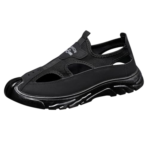 Sportliche Sandalen für Herren, Sommer, bequem, atmungsaktiv, niedrige Sandalen, Trekking, einfach, rutschfest, Sommerschuhe für Herren, offener Zehenbereich, leichte Lederschuhe, Strand, Fisherman Sportliche Sandalen für Herren, Sommer, bequem, atmungsaktiv, niedrige Sandalen, Trekking, einfach, rutschfest, Sommerschuhe für Herren, offener Zehenbereich, leichte Lederschuhe, Strand, Fisherman von Generisch