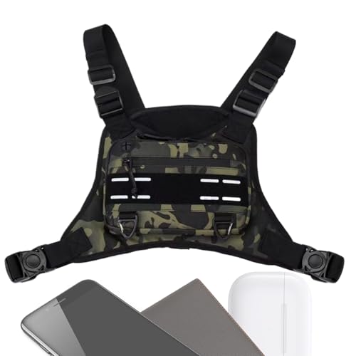 Sports Chest Bag, Adjustable Front Vest Training Bags, 31.3x25.6x5.2 inches Adorable Outdoor Multi-Functional Running Chest Pack for Phone, Earphones, Daily Use, Men Sports Chest Bag, Adjustable Front Vest Training Bags, 31.3x25.6x5.2 inches Adorable Outdoor Multi-Functional Running Chest Pack for Phone, Earphones, Daily Use, Men von Generisch