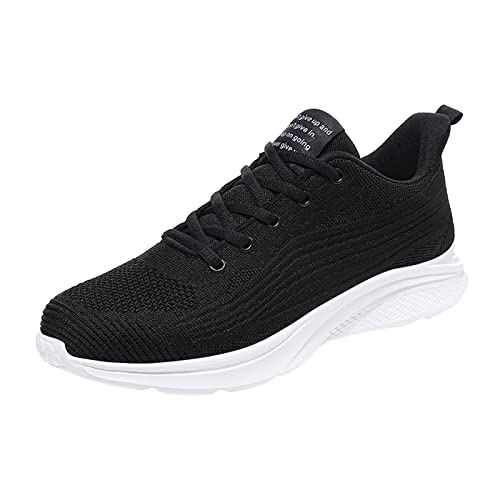 Sportschuhe Herren Atmungsaktiv Flach Laufschuhe Leichtgewichtige Turnschuhe Breit Halbschuhe Minimalistische Joggingschuhe rutschfeste Fitnessschuhe Bequeme Mesh Freizeitschuhe Walkingschuhe von Generisch