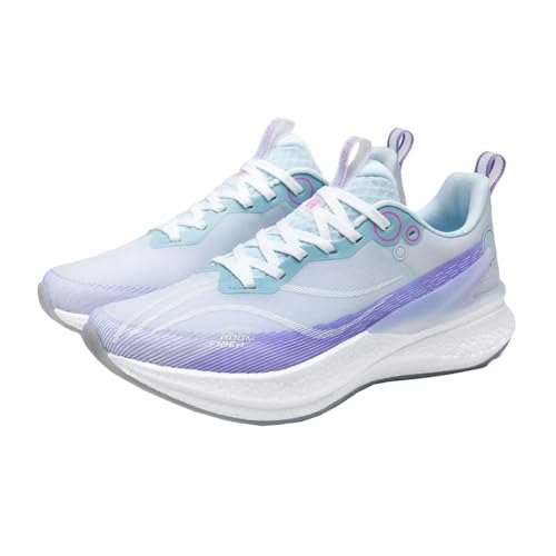 Sportschuhe Herren und Frauen ultraleichte Mesh atmungsaktive weiche Sohle verschleißfeste Casual Sportschuhe EU 34-44 (Lila,43) von Generisch
