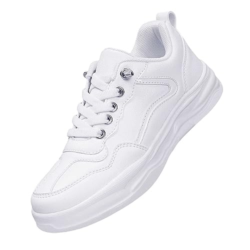 Sportschuhe Jungen 40 Weiß Boardschuhe Bequeme Joggingschuhe Flache Sneakers Atmungsaktive Laufschuhe rutschfest Turnschuhe Riemchen Freizeitschuhe Outdoor Tennisschuhe Leicht Straßenlaufschuhe Sportschuhe Jungen 40 Weiß Boardschuhe Bequeme Joggingschuhe Flache Sneakers Atmungsaktive Laufschuhe rutschfest Turnschuhe Riemchen Freizeitschuhe Outdoor Tennisschuhe Leicht Straßenlaufschuhe von Generisch